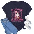 thumbnail image 3 of T-Shirts Graphiques Décontractés Tendance pour Femmes pour le Quotidien / Hauts à Manches Courtes d'Été au Design Unique, 3 of 4
