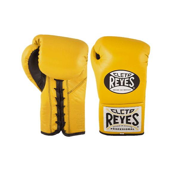 Cleto Reyes Professional Boxing Gloves for Men and Women (10oz, Brilliant Yellow)