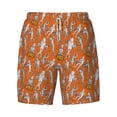 thumbnail image 4 of Lsque Mens Swim Trunks Halloween Mummy Pattern - Bathing Suit Compression Liner - Beach Swim Shorts Swimwear - (S-3XL) - Stretch Quick Dry -XX-Large, 4 of 9