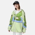 thumbnail image 3 of Easygdp Frog Amanita Mushroom Lightweight Long Sleeve Sun Shirt Sports long-Sleeved Sun Protective Clothing, Quick Drying Breathable-Small, 3 of 7