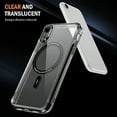 thumbnail image 4 of Magnetic for iPhone XR Case, [Compatible with MagSafe] [Full Camera Protection] [10FT Drop Protection] Non-Yellowing Shockproof Protective Slim Phone Case for iPhone XR,Black, 4 of 7
