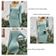 thumbnail image 4 of Paquete De Vestidos A La Cadera, Elástico, Cómodo, Cuello Redondo, Ajustado, Vestido De Punto De Moda Para Uso Diario ANGGREK  Otros, 4 of 6
