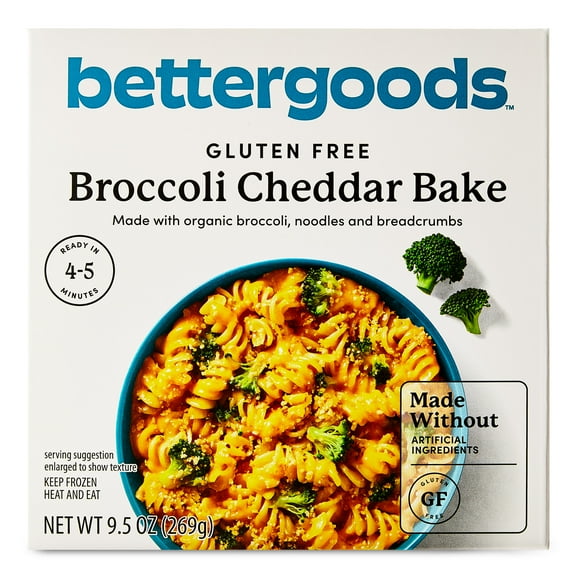 bettergoods Gluten Free Broccoli Cheddar Bake, 9.5 oz (Frozen)