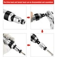 thumbnail image 2 of Destornillador de impacto profesional de 8 piezas con puntas cuadradas de 1/2" TUNC Sencillez, 2 of 4