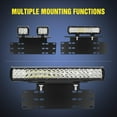 thumbnail image 5 of Nilight 14.6" Universal License Heavy Duty Steel Front Plate Mounting Bracket Holder for off Road Led Work Lamps Lighting Bars, Black, 5 of 7