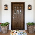 thumbnail image 6 of Haiem Insects and Flowers Front Door Mat Indoor Outdoor Entrance, Waterproof All-Season, All-Weather Doormat, Durable Flannel Fabric, Fade Resistant, Low Profile, 16x24in, 6 of 9