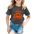 thumbnail image 5 of boobe Halloween Shirts for Girls Cute Shirt Fall T-Shirt Graphic Tees Casual Short Sleeve Tops, 5 of 6