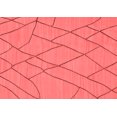 thumbnail image 1 of Ahgly Company Machine Washable Indoor Rectangle Solid Red Modern Area Rugs, 6' x 9', 1 of 4