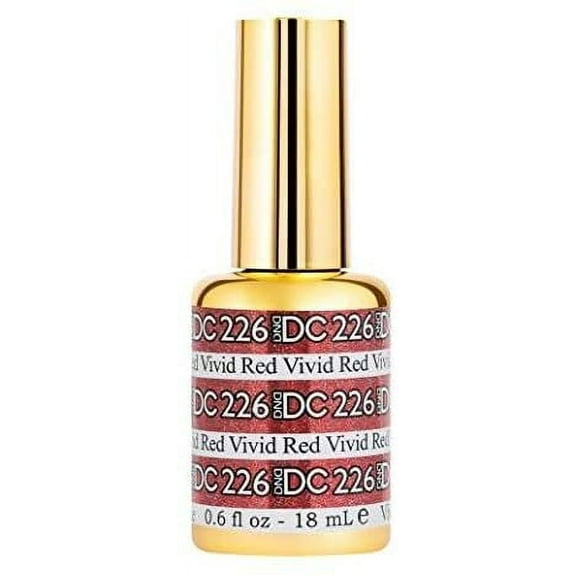 DND DC Mermaid Soak-Off Gel Polish - Vivid Red 226