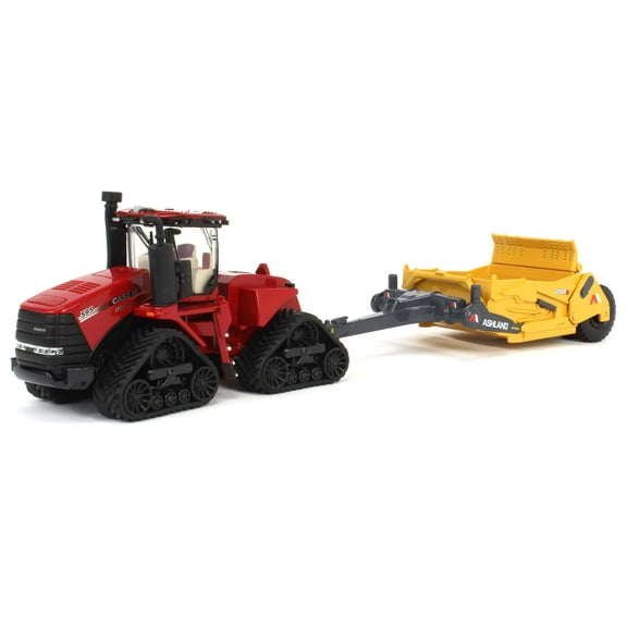 ERTL 1/64 Case IH Steiger 595 Quadtrac Tractor with Ashland 2811E Scraper 44378