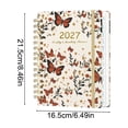 thumbnail image 6 of 2027 Planner Weekly and Monthly Calendar Daily Planner 2027, Calendar Planner Jan - Dec 2027, Spiral Bound, with Stickers Tabs, Daily Journal Organizer for Office Home, 140 Pages, 8.5"x6.5", 6 of 6