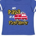 thumbnail image 4 of Inktastic My Papa is a Firefighter with Fire Truck Boys or Girls Toddler T-Shirt, 4 of 5