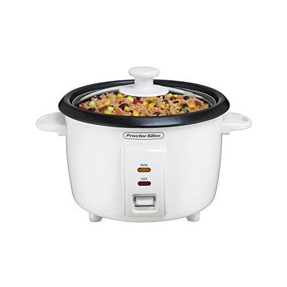 Proctor Silex 16 Cup Rice Cooker & Food Steamer with Steam & Rinse