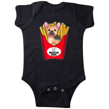

Inktastic Cute Frenchie in French Fries Gift Baby Boy or Baby Girl Bodysuit