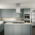 thumbnail image 3 of Streamline 30 in. Maddaloni Ductless Island 350 CFM Range Hood in Brushed Stainless Steel with Mesh Filters, Touchpad Control, LED Lights, 3 of 17