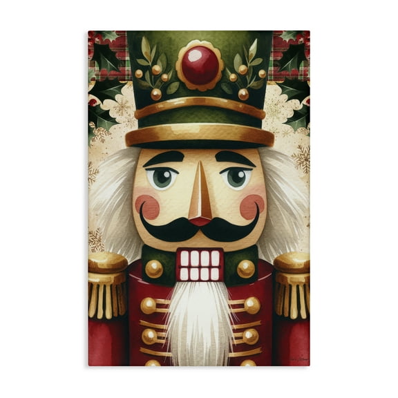 Traditional Festive Nutcracker Canvas Art, 30 x 45, Made In USA