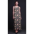 thumbnail image 4 of Bimba Rayon Floral Ladies Printed Backless Spaghetti Strap Long Maxi Evening Party Dress-XX-Large, 4 of 5