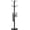 Black, variant on Metal Coat Rack Stand with Marble Base, Free Standing Hall Tree with 12 Hooks for Scarf, Bag, Jacket, Entry-way Hat Hanger Organizer (Black)