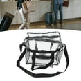 thumbnail image 7 of Vitdipy Large Capacity Transparent Handbag,  PVC Clear Tote Bag for Travel, Shopping, 12inch, 7 of 7