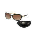 thumbnail image 2 of Ralph Lauren RA5130 109013 58M Black/Nude/Brown Gradient Rectangle Sunglasses For Women+FREE Complimentary Eyewear Care Kit, 2 of 4