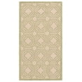 thumbnail image 3 of Safavieh Courtyard Brooklyn Geometric Indoor/Outdoor Area Rug, Beige/Sweet Pea, 2' x 3'7", 3 of 10
