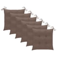 thumbnail image 3 of vidaXL Patio Dining Chairs Outdoor Patio Chair with Cushions Solid Wood Acacia, 3 of 5