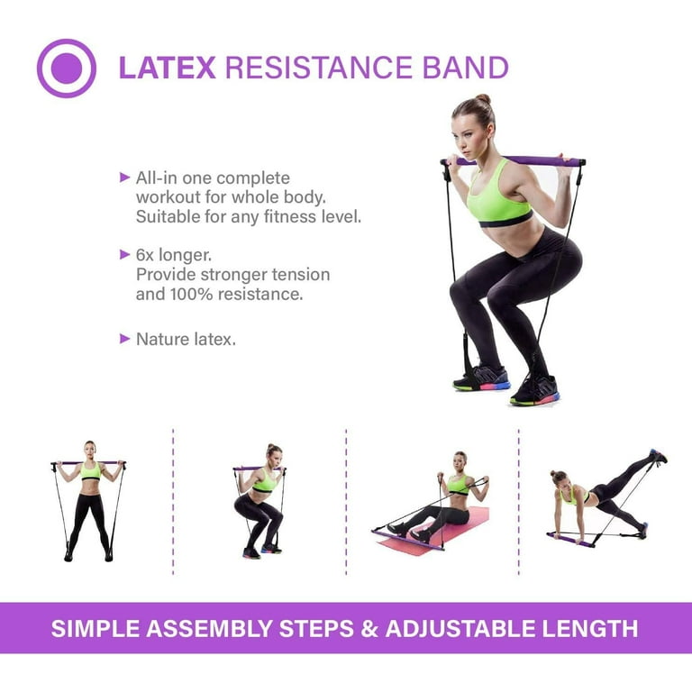 Empower pilates resistance band and toning bar hot sale