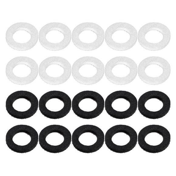 KAKOWELY 20pcs Wind Music Instrument Accessories Trumpet Key Pads Washer Accessories,0.71"X0.71"X0.12"
