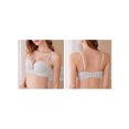 thumbnail image 5 of INSPIRE CHIC Women's 2 Pair 10/12/15/18/20mm Width Stretchable Shoulder Bra Straps Adjustable Elastic Straps White-Flower Pattern-18mm, 5 of 5
