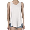 thumbnail image 7 of WULMLEO Plus Size Tank Tops for Women Summer Sleeveless Scoop Neck T-Shirts Tops Casual Tees Tunics Shirts White XL, 7 of 7