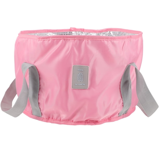 Cubo de agua plegable, cubo de remojo para acampar, cubo de agua para viajes, cubo de agua portátil
