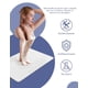 thumbnail image 2 of Tapete de Ducha Antiderrapante, Alfombra para Baño de PVC Loofah, Alfombrilla de Ducha para Bañera, Secado Rápido, Masajear los Talones, para Área Húmeda (Blanco), 2 of 4