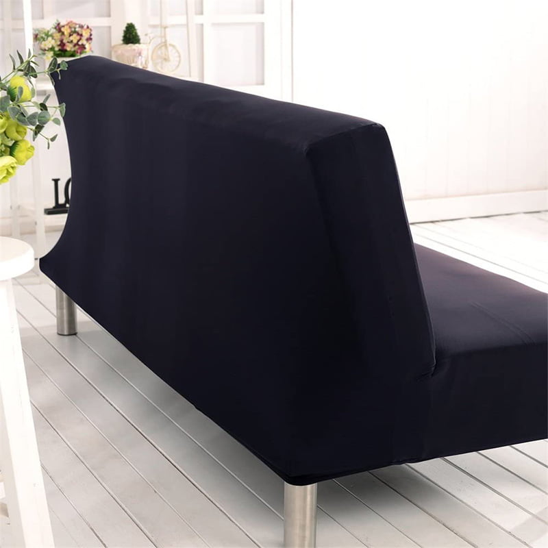 Details about   Armless Sofa Bed Cover Non-Slip Stretch Futon Slipcover Folding Couch Cover US 