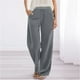 thumbnail image 1 of WILLBEST Pantalones Casuales elegantes para Mujer con Bolsillos para Mayor Comodidad y Facilidad. Diseño de Ajuste Holgado. Cintura Elástica. Pantalones Largos Versátiles para Uso Diario. Chica, 1 of 4