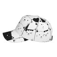 thumbnail image 5 of Daiia Doodle Cute Cat Baseball Cap Men Women Classic Adjustable For Running Workout And Outdoor Activitie All Season Dad Hat Gift, 5 of 9