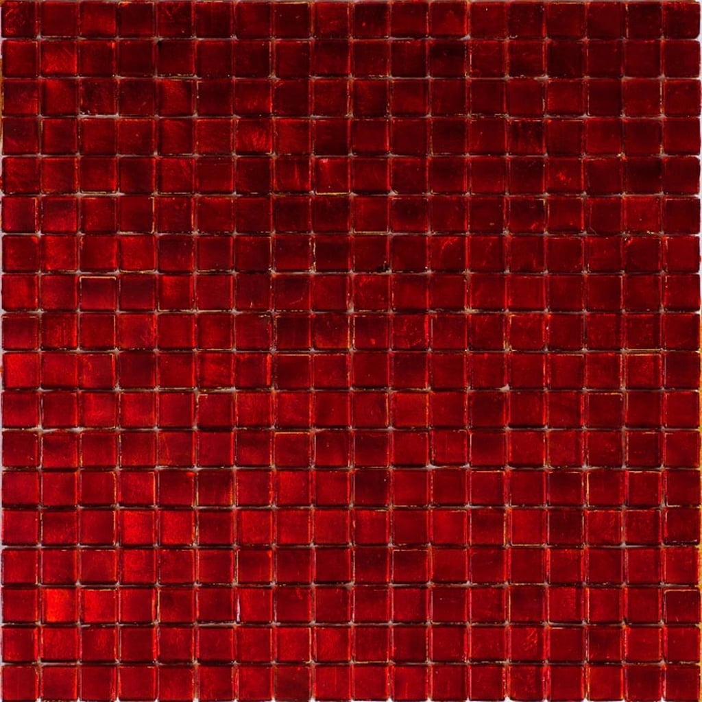 Apollo Tile Skosh 11.6 in. x 11.6 in. Glossy Ruby Red Glass Mosaic Wall and Floor Tile (18.69 sq. ft./case) (20-pack)