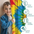thumbnail image 3 of Blackout Kids Curtains,Colorful Tie Dye Mandala Pattern Childrens Insulated Curtains Set Of 2,Bedroom Essentials,Toddler Room Decor 52"x63", 3 of 5