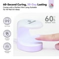 thumbnail image 7 of SAVILAND Gel Nail Kit with 500 Short Almond Tips, Electric Nail Drill, Nail Glue, 7 of 7