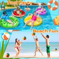 thumbnail image 2 of Flotadores inflables para piscina iGeekid, paquete de 8, para niños y adultos, con pelota, 2 of 4