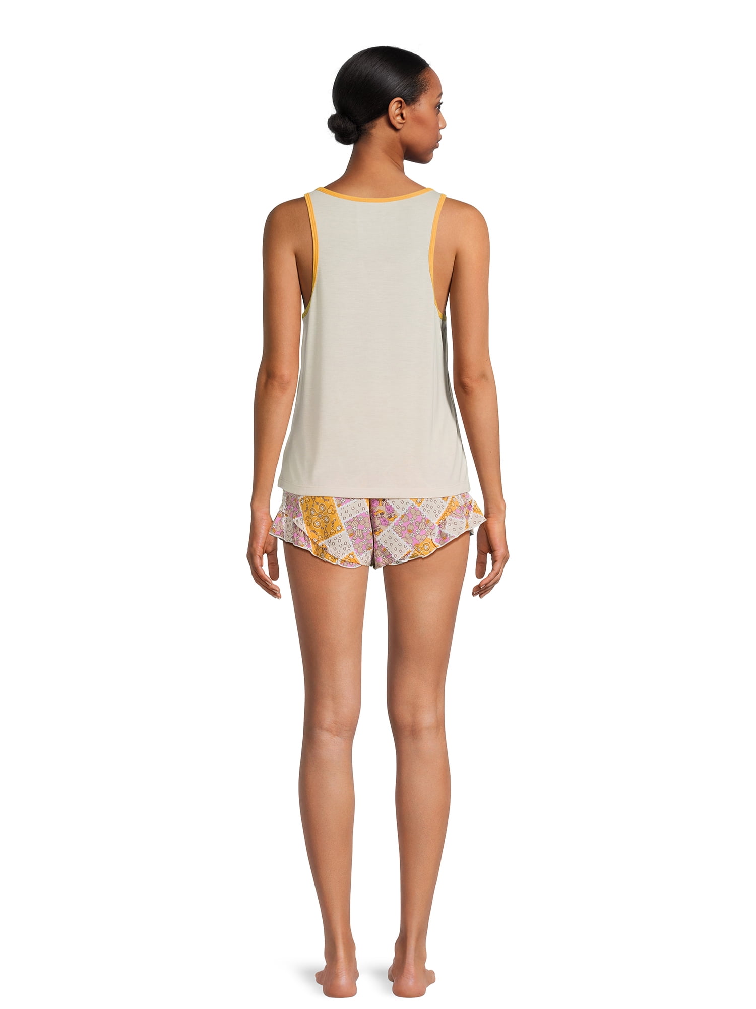Disney Mickey Mouse Women's Tank Top and Shorts Pajama Set, 2-Piece, Sizes XS-3X