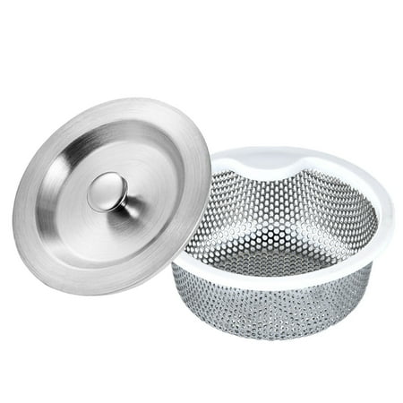 

Kafei Kitchen Sink Strainer Set | Stainless Steel Mesh Sink Strainer With Lid | Drain Filter For Kitchen Sink Bathtubs Washroom Sewer Wash Basin Floor Drain Balcony Drains