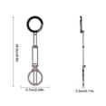 thumbnail image 3 of Portable Magnetic Phone Tripod & Selfie Stick for iPhone & Android | Foldable, 360° Rotation, Strong MagSafe Compatible | Lightweight Aluminum Alloy Desktop Stand for Video & Photography, 3 of 8