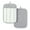 Grey/Yellow, variant on Martha Stewart Daisy Stripe Pot Holder Set 2-Pack, Green, 7"x10"