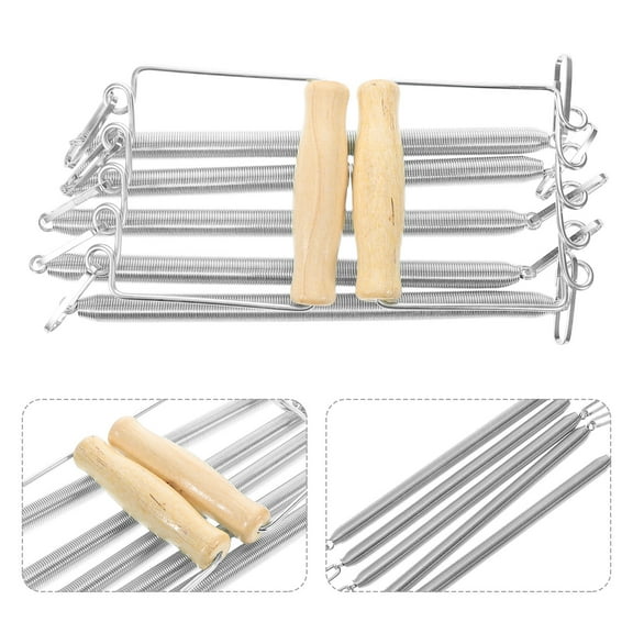 YUYUETIME 13Pcs Chest Expander Strong Resistance for Chest Exercise and Arm Builder Spring Steel Wire