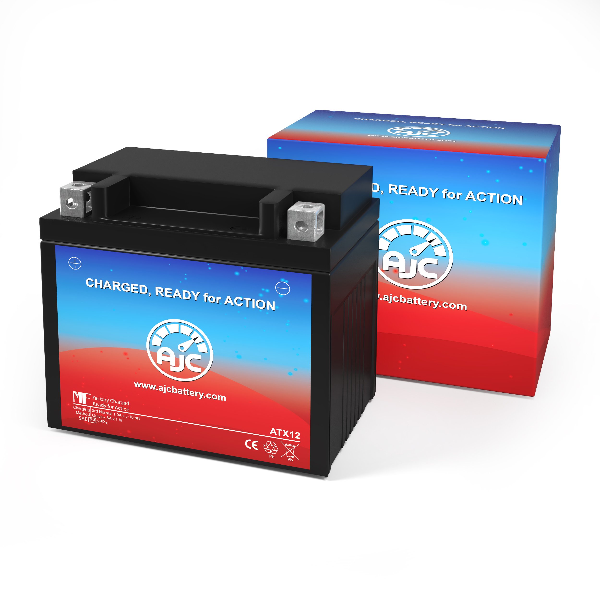 Napa 740-1866 12V Powersports Replacement Battery - This Is an AJC Brand Replacement - image 2 of 4