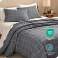 thumbnail image 4 of Bare Home Down Alternative Comforter Set - 2-Pieces - All Seasons - Twin/Twin-XL, Gray/White, 4 of 6
