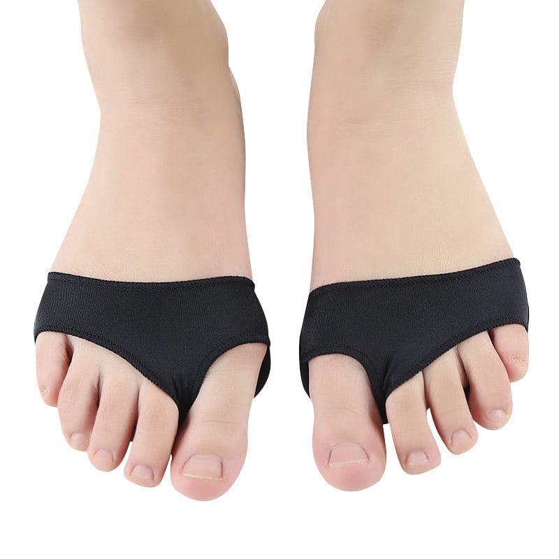 Ball of Foot Pads Metatarsal Cushions for Metatarsalgia, Arthritis and Sesamoid Pain Relief (Large, Black)