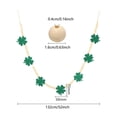 thumbnail image 4 of 52inch St. Patrick's Day Wooden Beads Garland, St. Patrick's Day Themed Beaded Tiered Tray Decor, Rustic Farmhouse Banner for March Celebration, Shelf Display, Fireplace, Wall Decor, 4 of 10