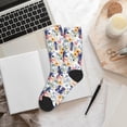 thumbnail image 6 of Rocae Lilies Flowers for Adult Socks Casual Athletic Stretchy Loose Socks for Women Men Non-Slip Middle Tube Socks, 6 of 7