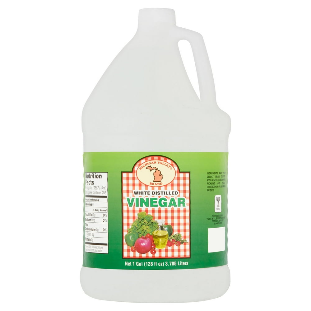 Michigan Valley Brand White Distilled Vinegar, 1 gal